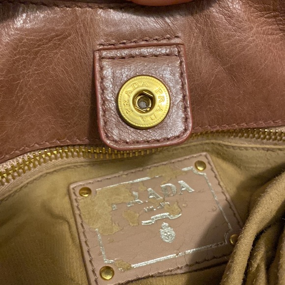 Prada Bag Handbag 2 Way Vitello SHINE - Picture 5 of 5